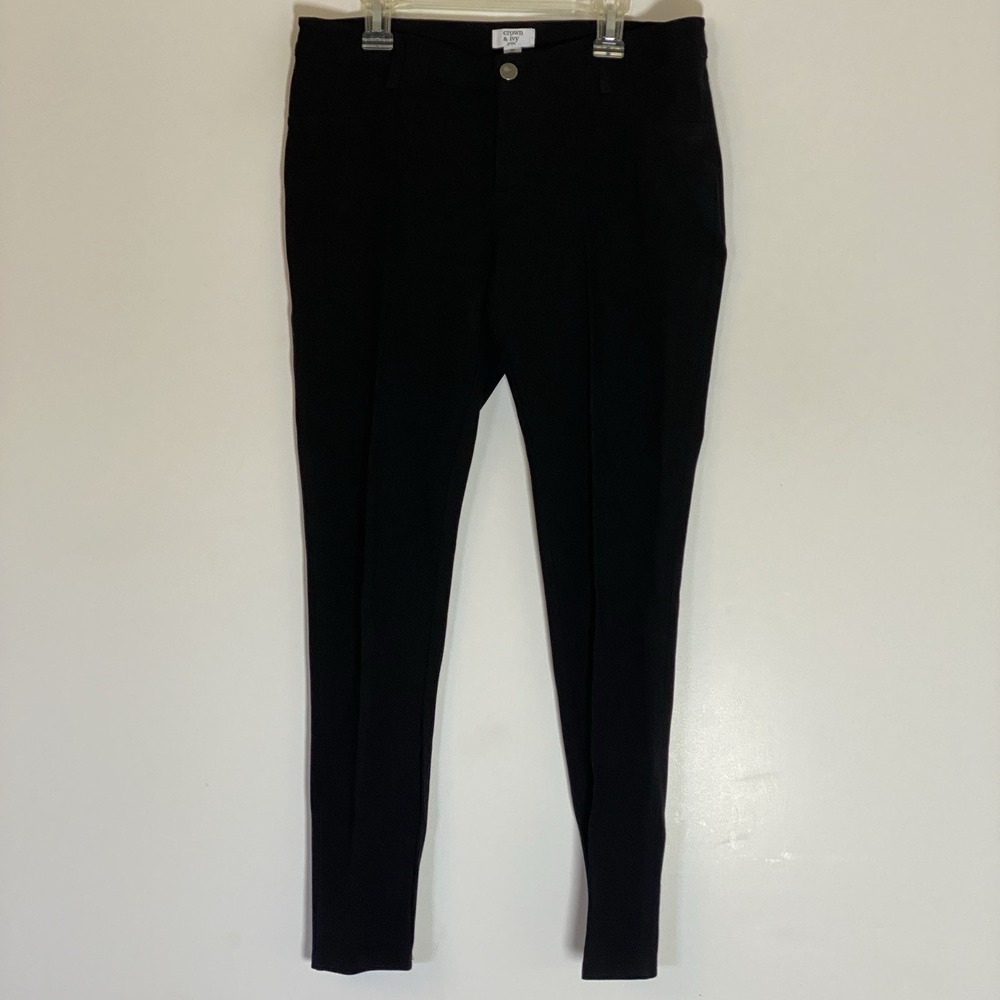 Crown & Ivy Petites Pants Womens 6P Blue Dress Casual Back Pockets Office Nice